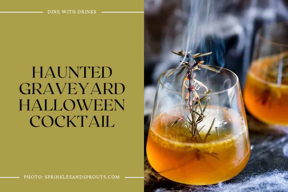 Haunted Graveyard Halloween Cocktail