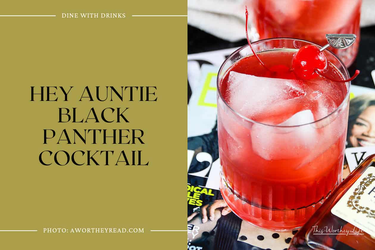 Hey Auntie Black Panther Cocktail