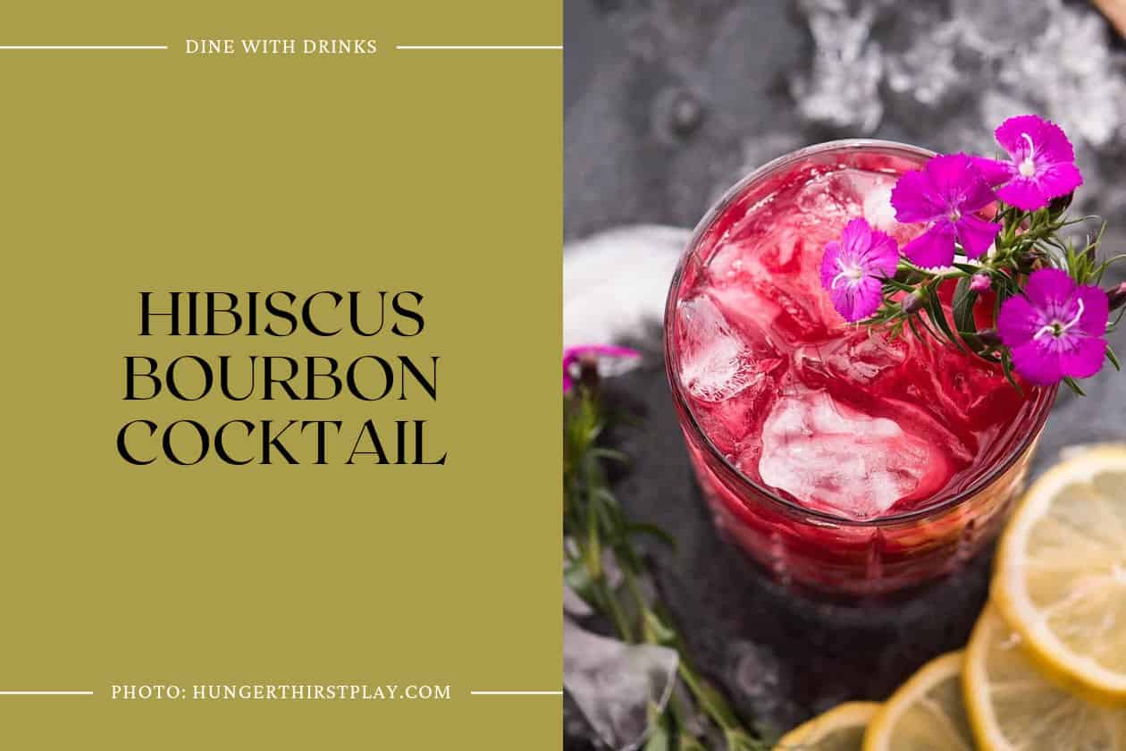 Hibiscus Bourbon Cocktail