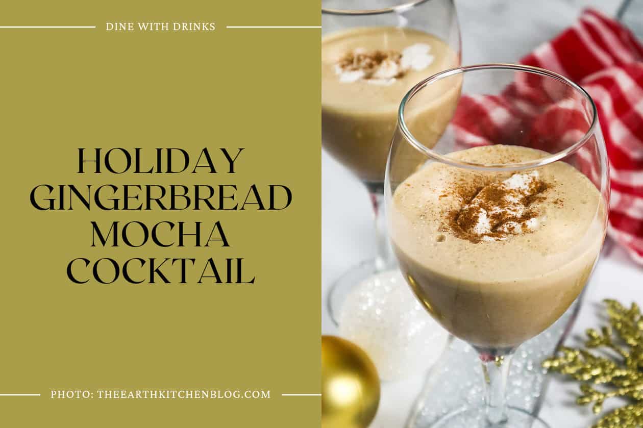 Holiday Gingerbread Mocha Cocktail