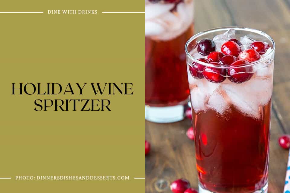 Holiday Wine Spritzer