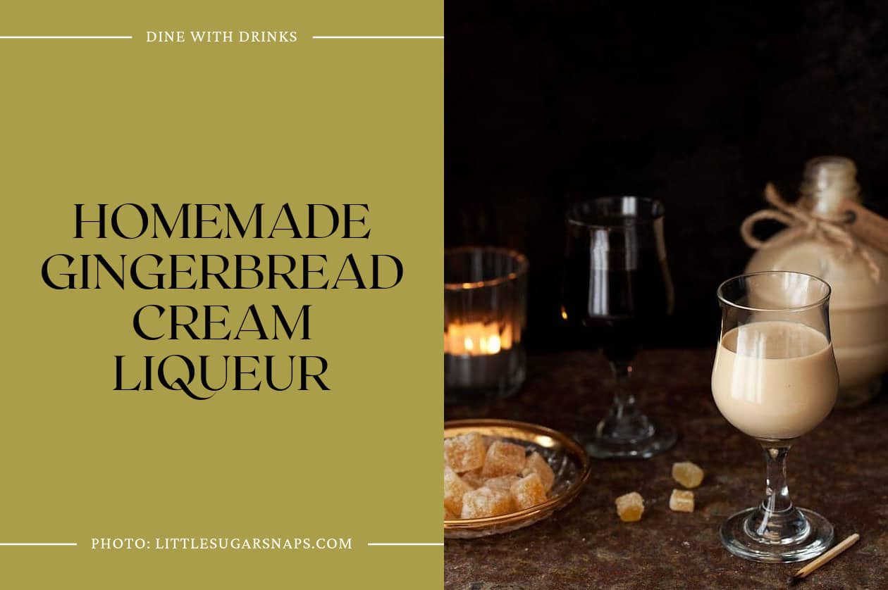 Homemade Gingerbread Cream Liqueur