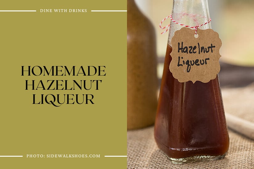 Homemade Hazelnut Liqueur