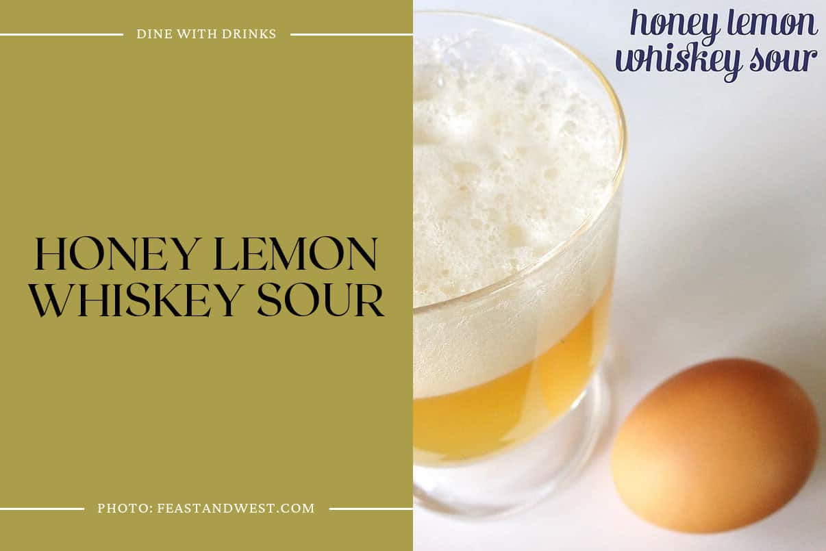 Honey Lemon Whiskey Sour