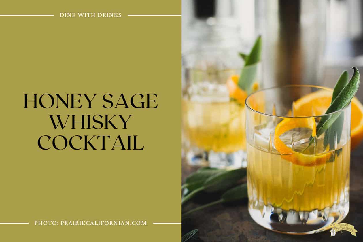 Honey Sage Whisky Cocktail