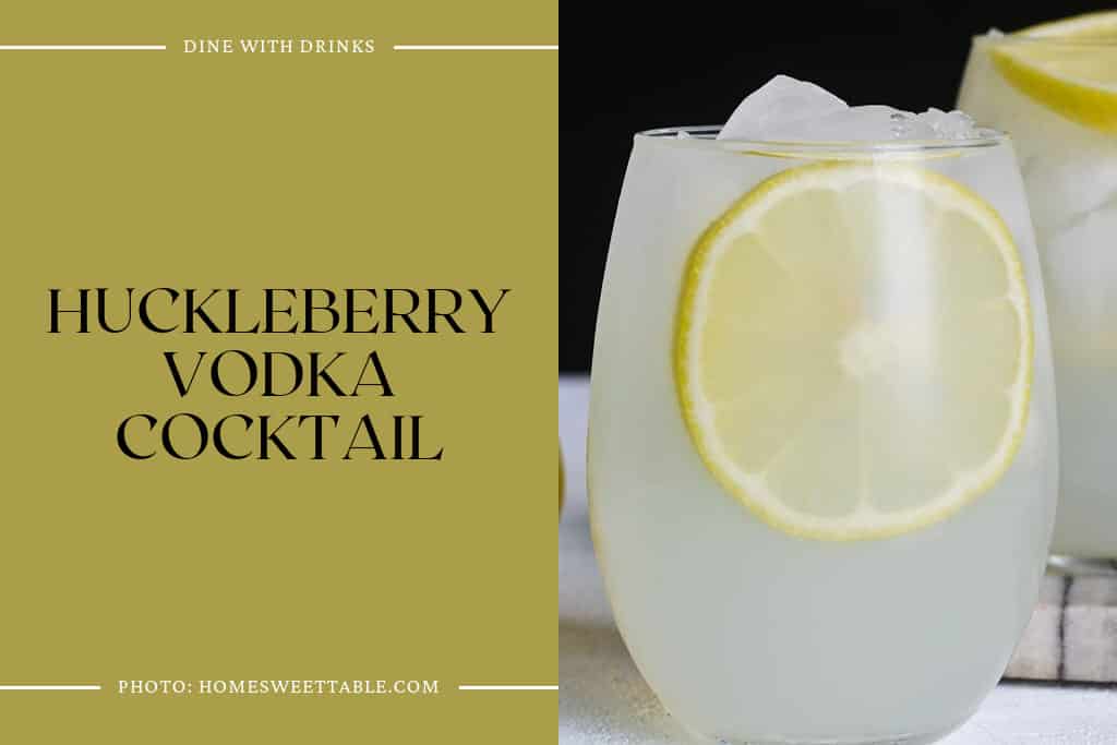 Huckleberry Vodka Cocktail
