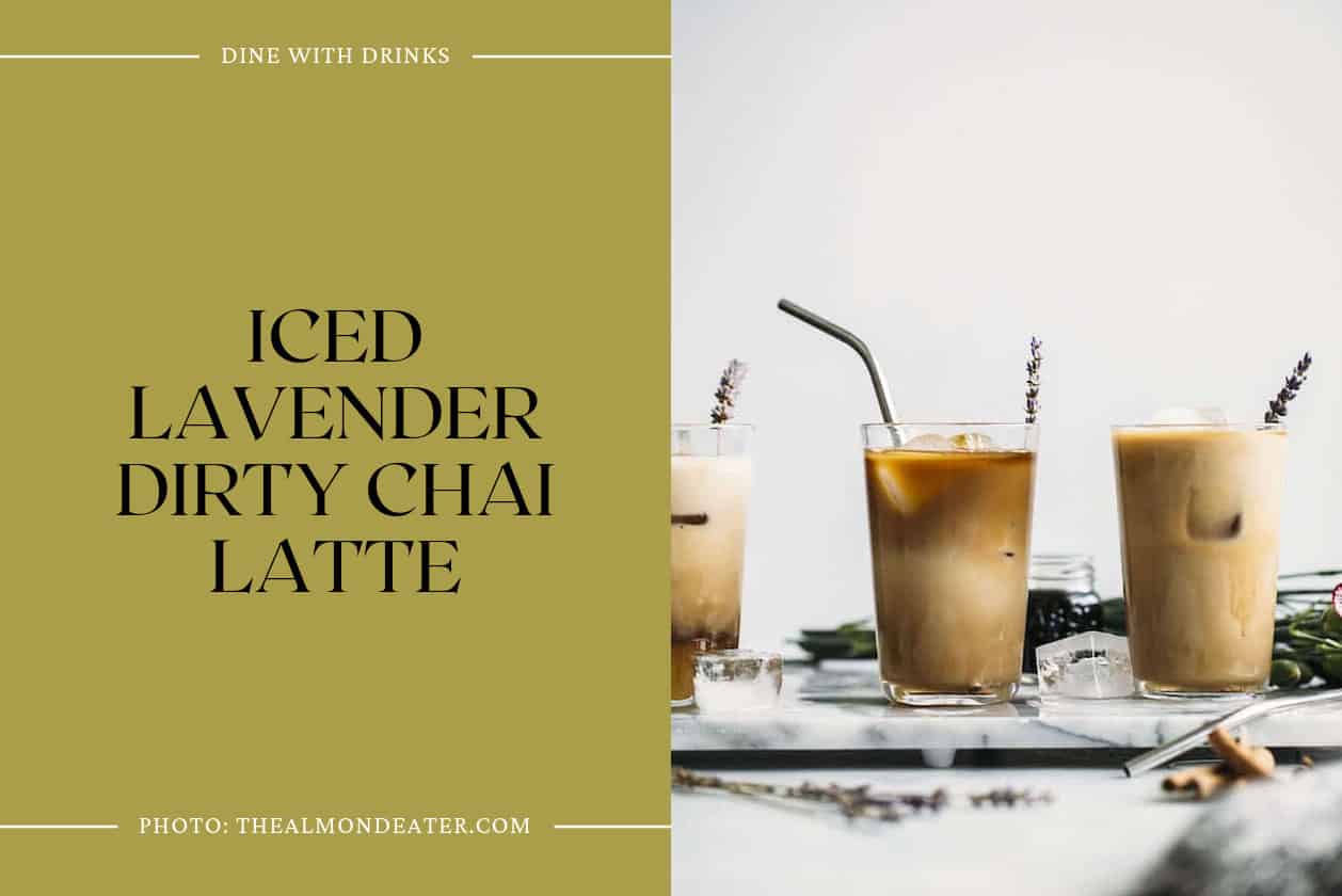 Iced Lavender Dirty Chai Latte