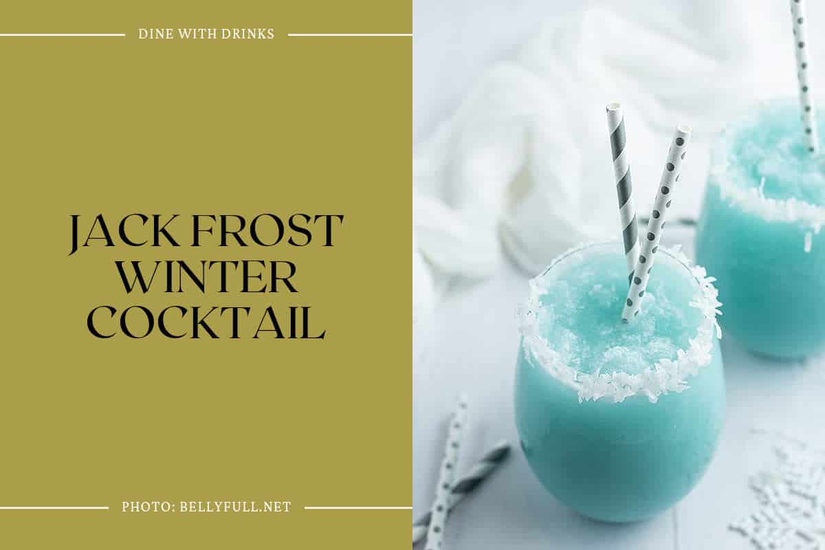 Jack Frost Winter Cocktail