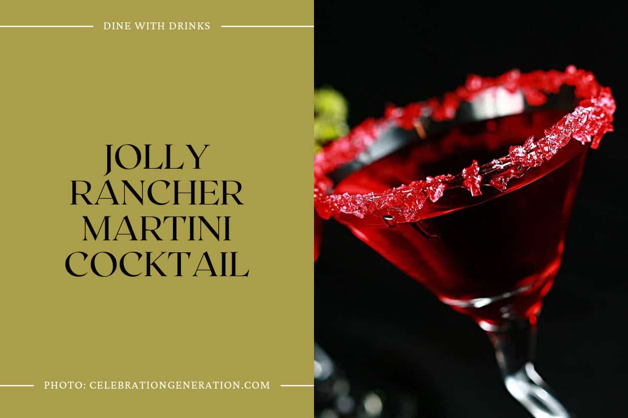 Jolly Rancher Martini Cocktail