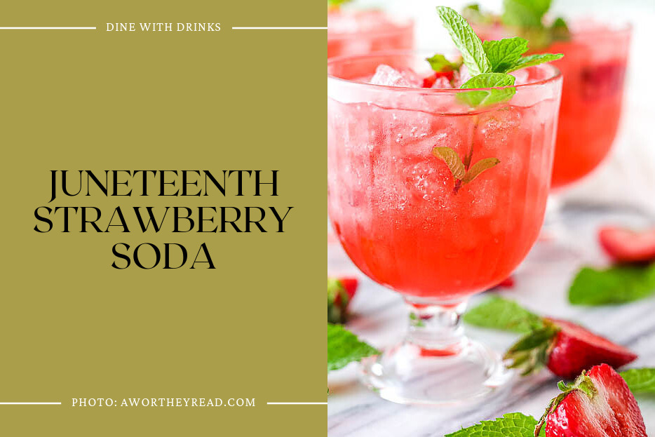 Juneteenth Strawberry Soda