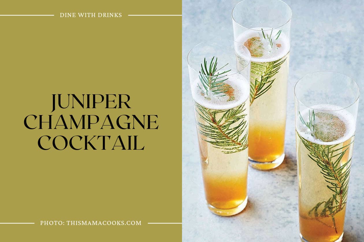 Juniper Champagne Cocktail