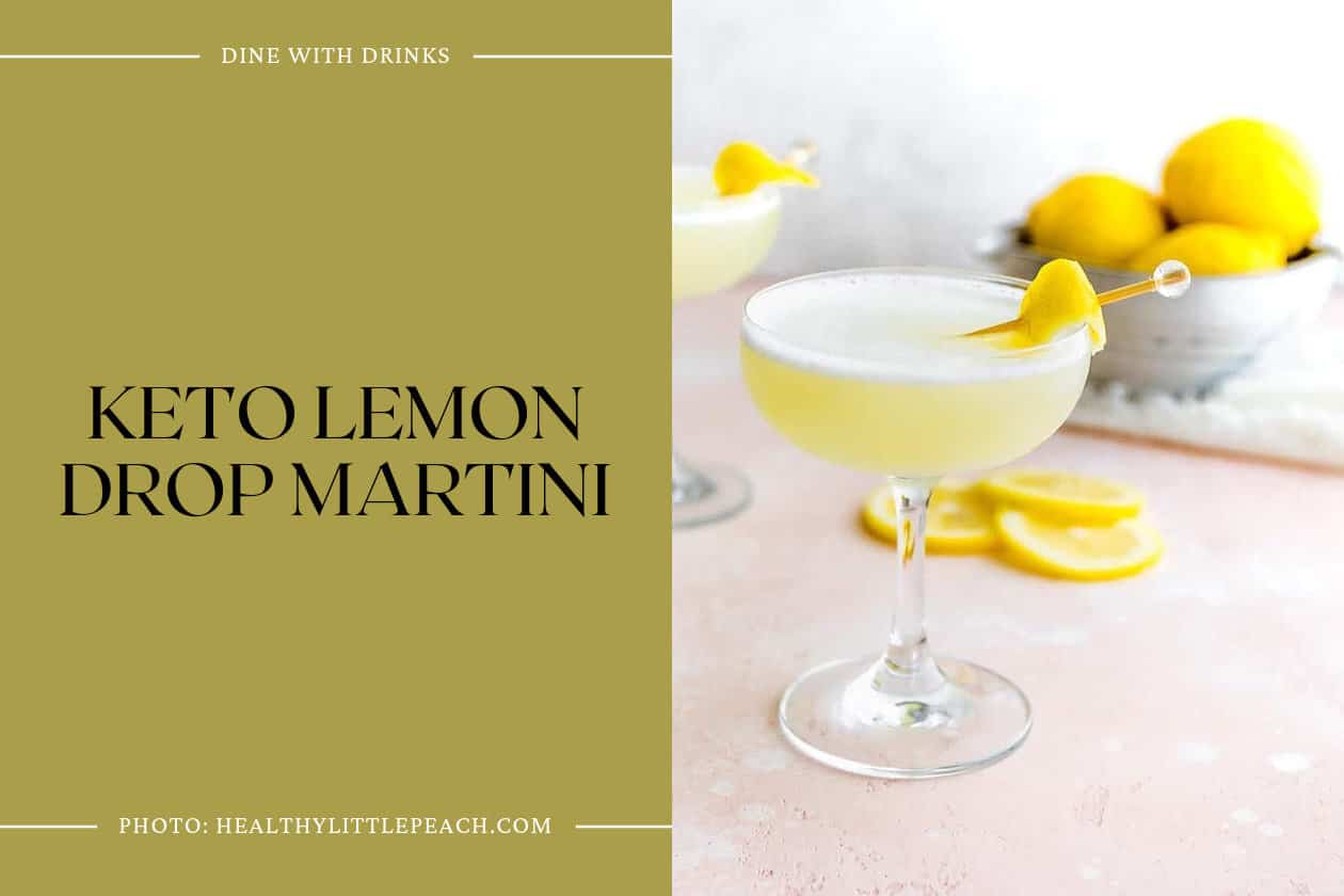 Keto Lemon Drop Martini