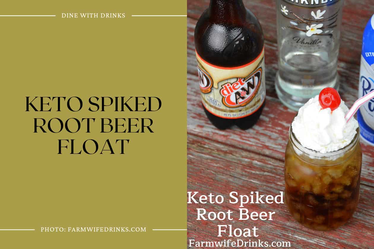 Keto Spiked Root Beer Float
