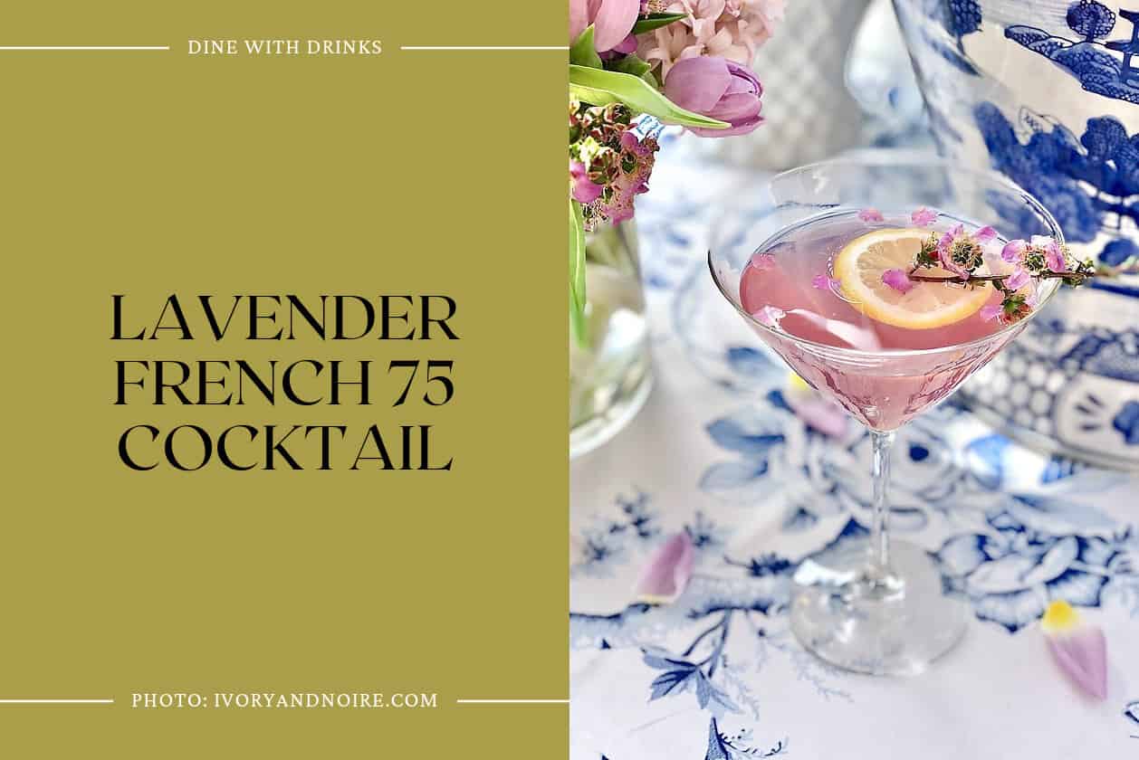 Lavender French 75 Cocktail