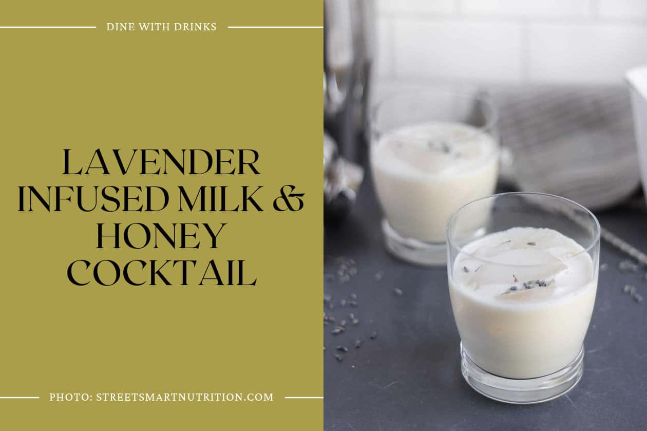Lavender Infused Milk & Honey Cocktail