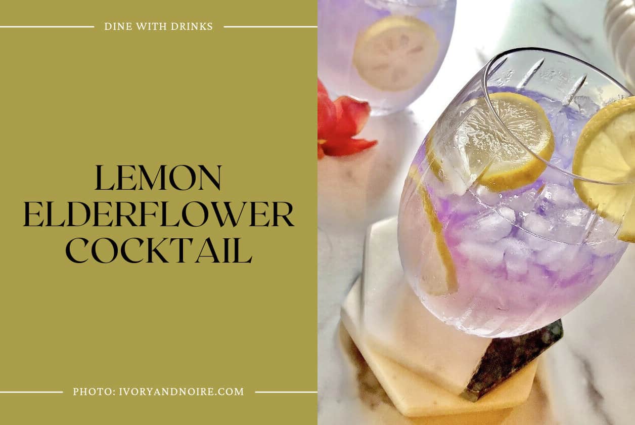 Lemon Elderflower Cocktail