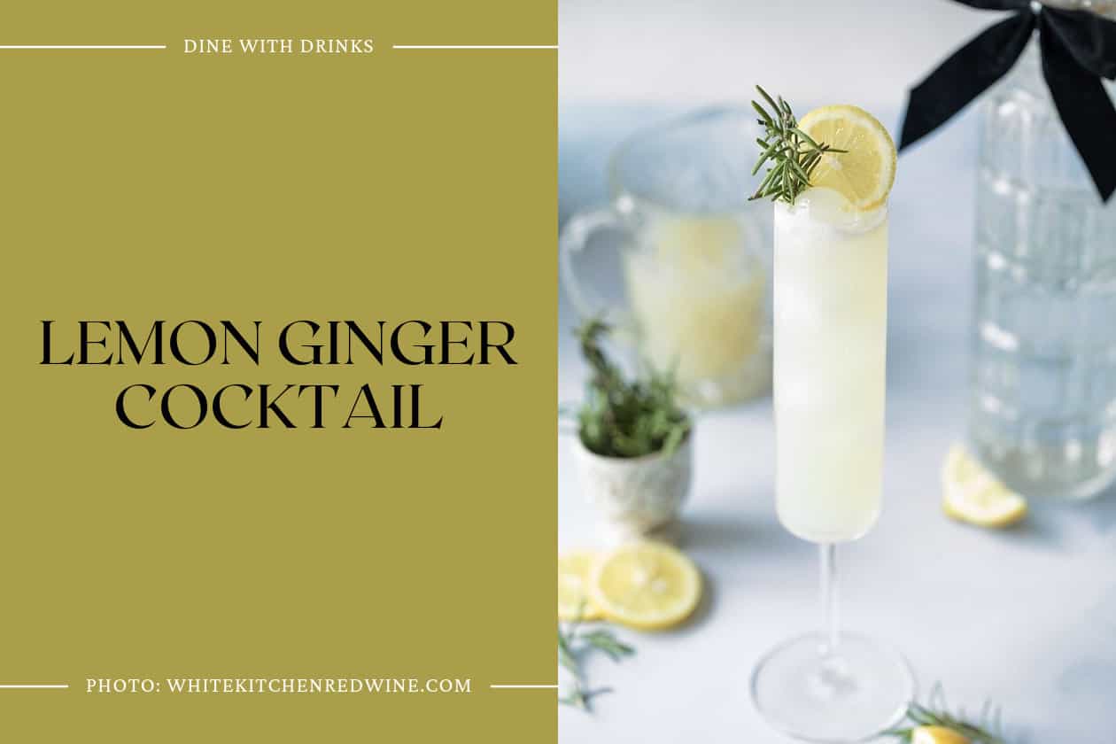 Lemon Ginger Cocktail