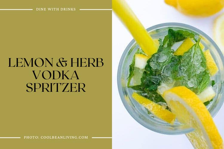 Lemon & Herb Vodka Spritzer
