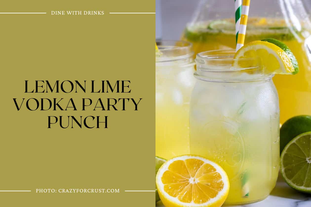 Lemon Lime Vodka Party Punch