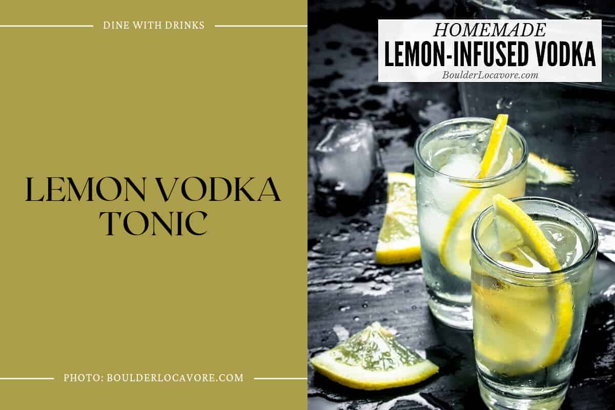 Lemon Vodka Tonic