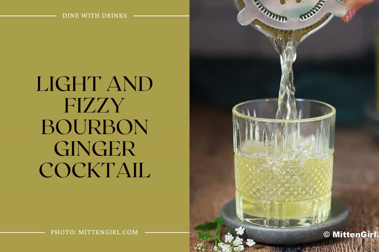 Light And Fizzy Bourbon Ginger Cocktail