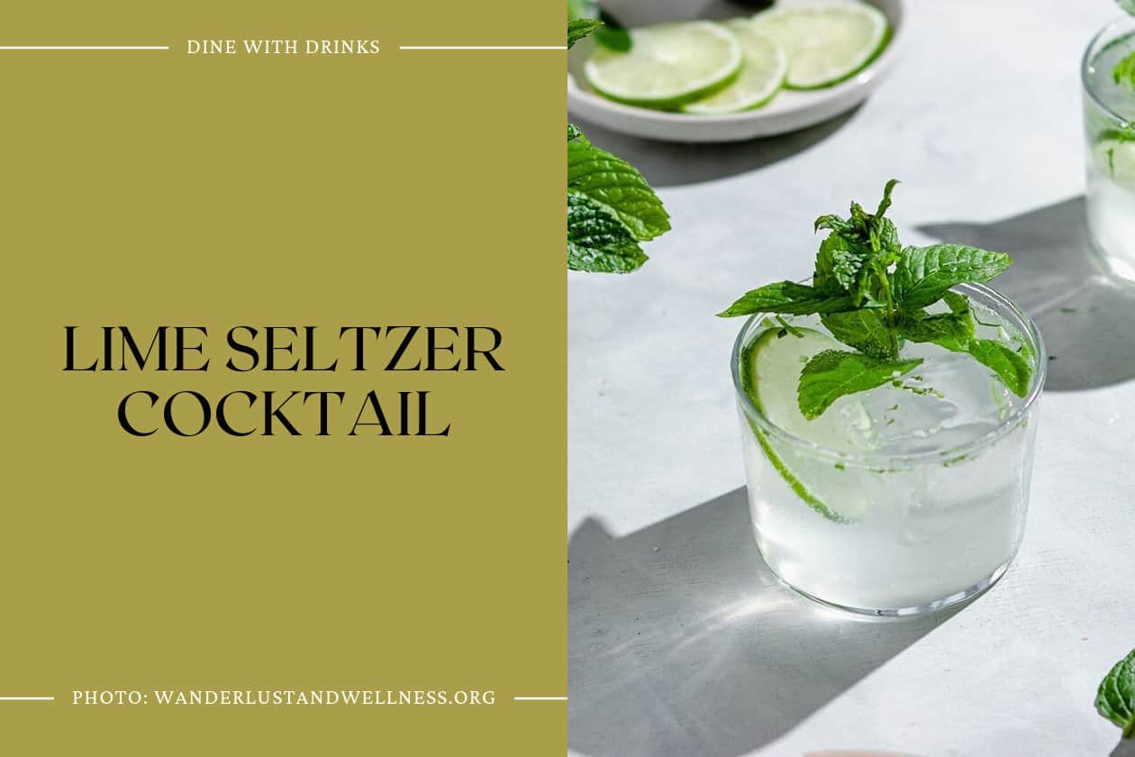 Lime Seltzer Cocktail