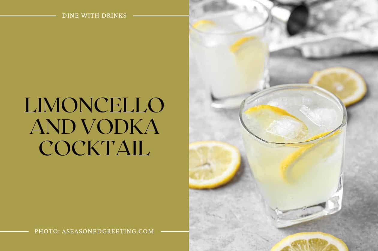Limoncello And Vodka Cocktail