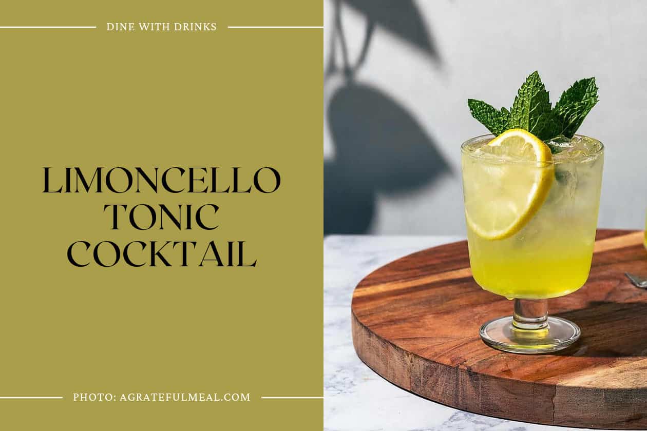 Limoncello Tonic Cocktail