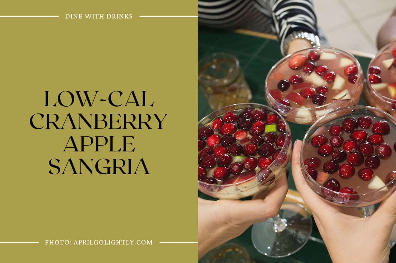 Low-Cal Cranberry Apple Sangria