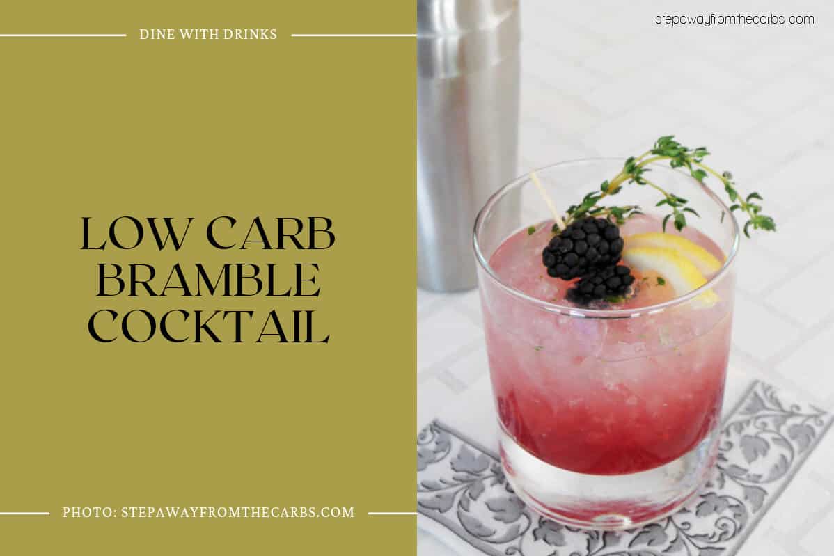 Low Carb Bramble Cocktail