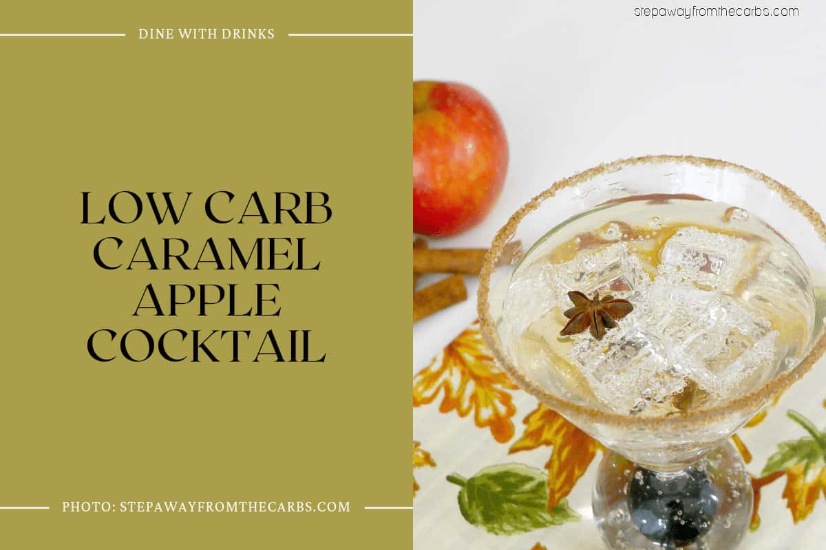Low Carb Caramel Apple Cocktail