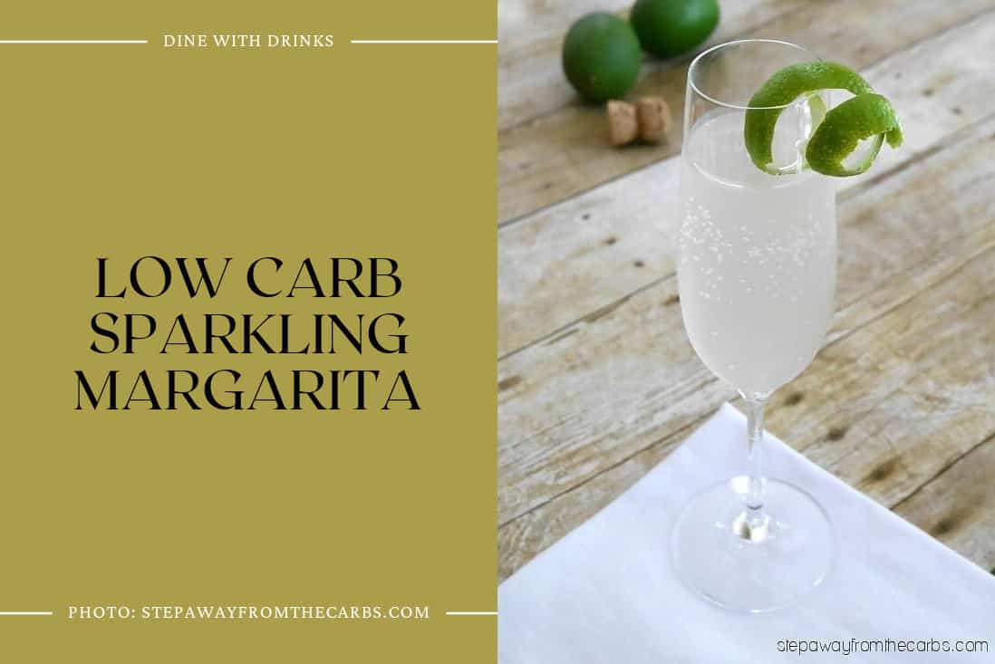 Low Carb Sparkling Margarita