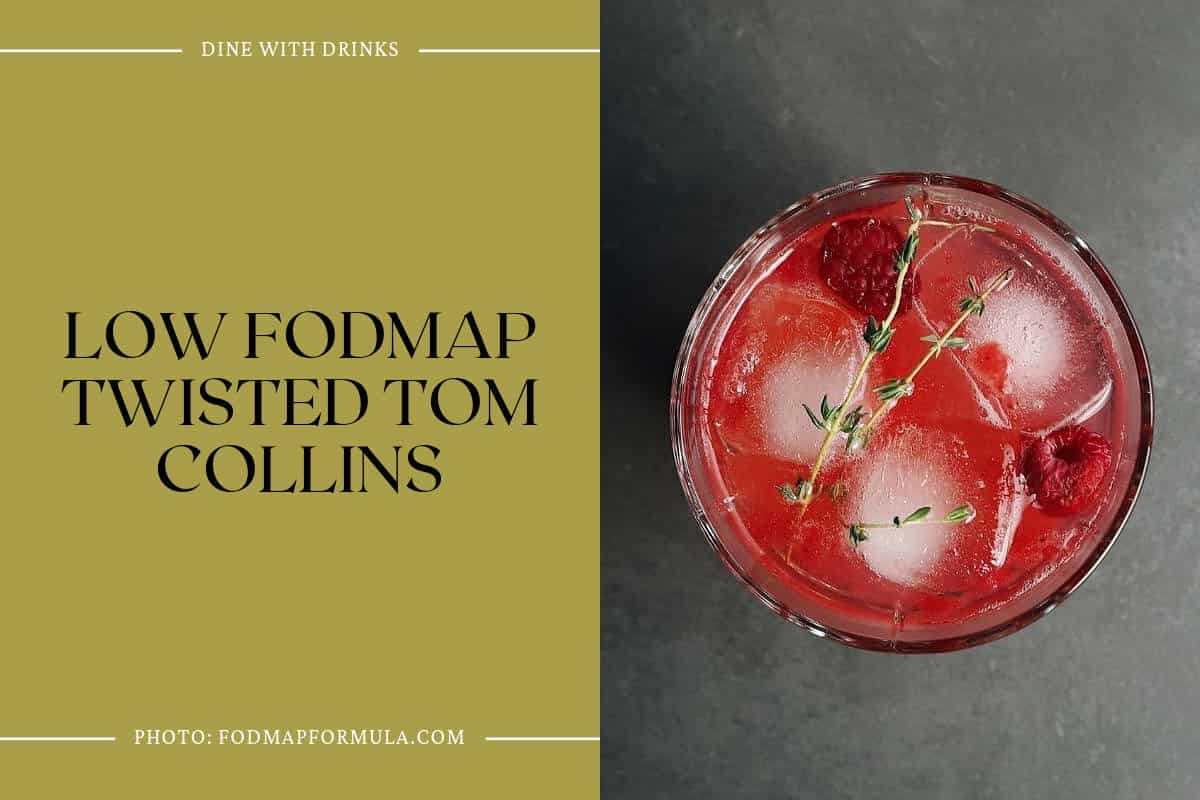 Low Fodmap Twisted Tom Collins