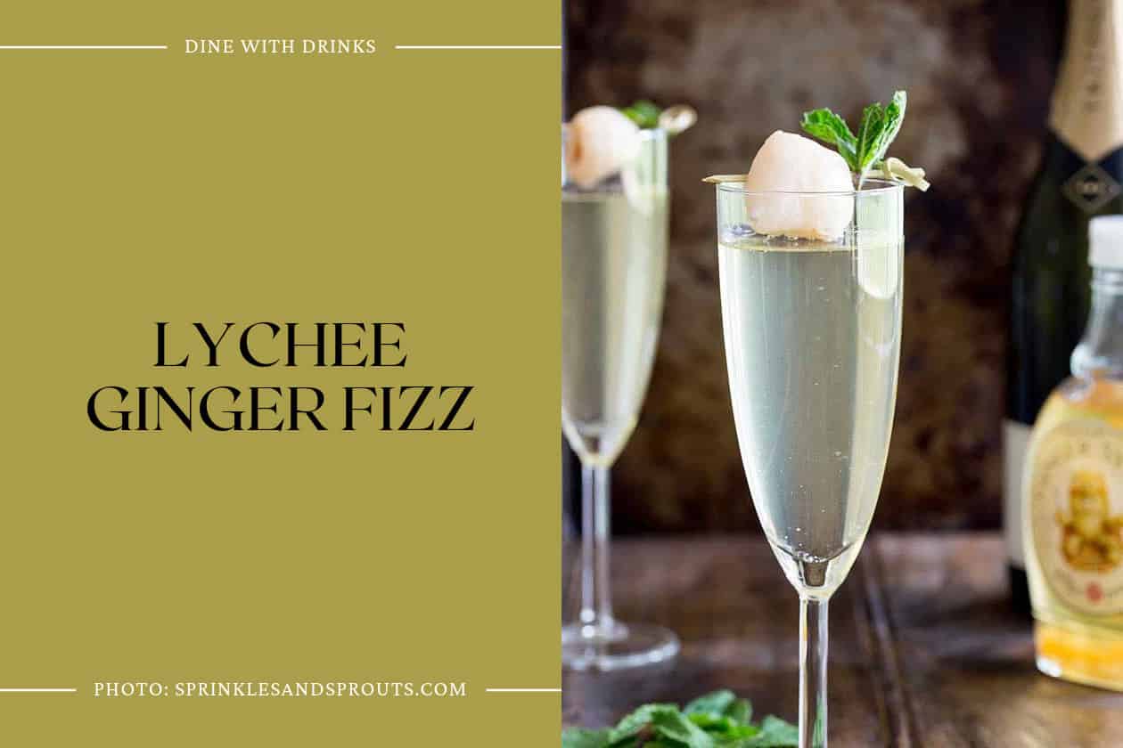 Lychee Ginger Fizz