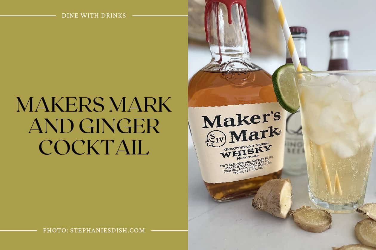 Makers Mark And Ginger Cocktail