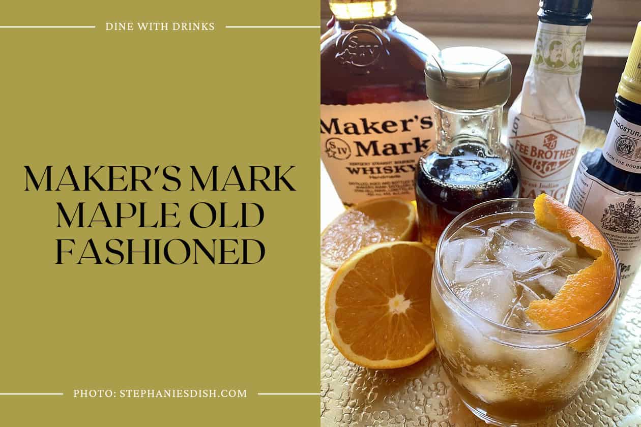 Maker's Mark Maple Old Fashioned