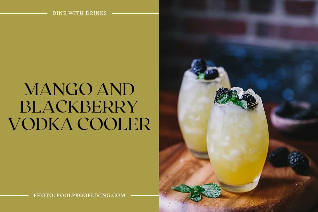 Mango And Blackberry Vodka Cooler