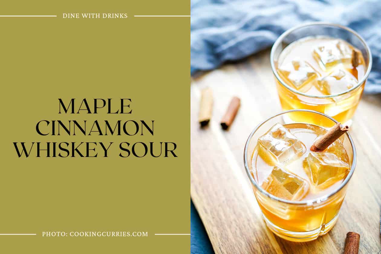 Maple Cinnamon Whiskey Sour