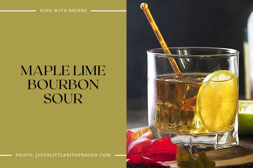 Maple Lime Bourbon Sour