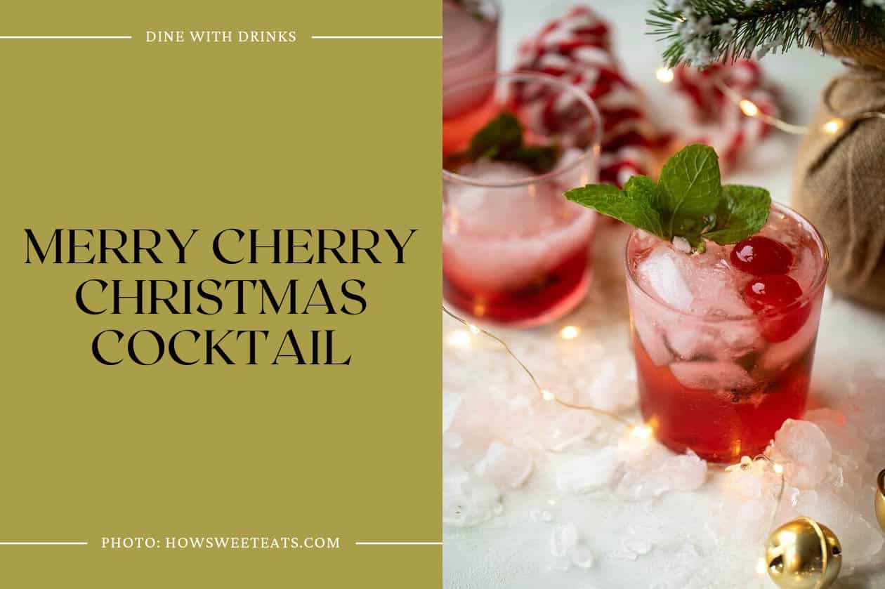 Merry Cherry Christmas Cocktail