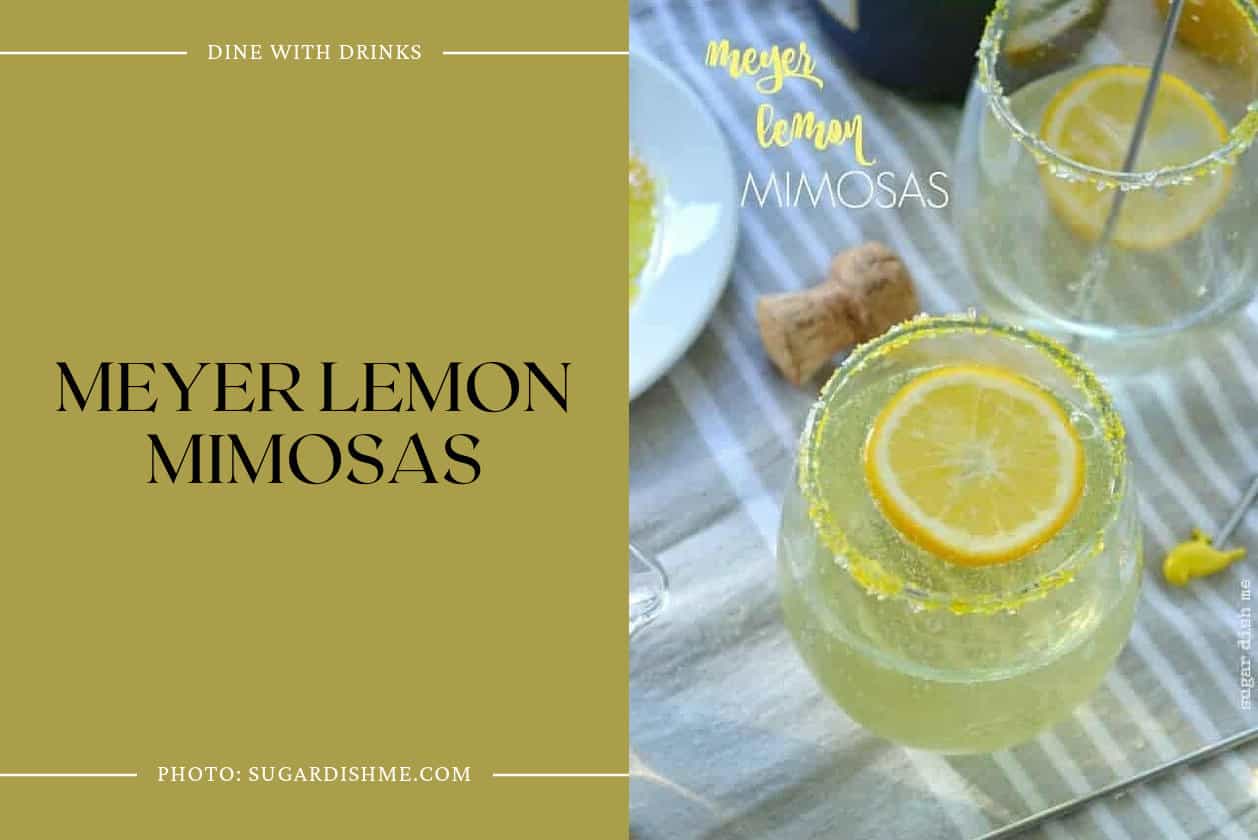 Meyer Lemon Mimosas