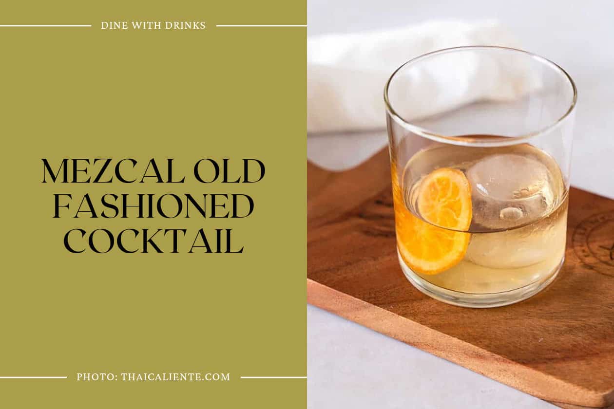 Mezcal Old Fashioned Cocktail