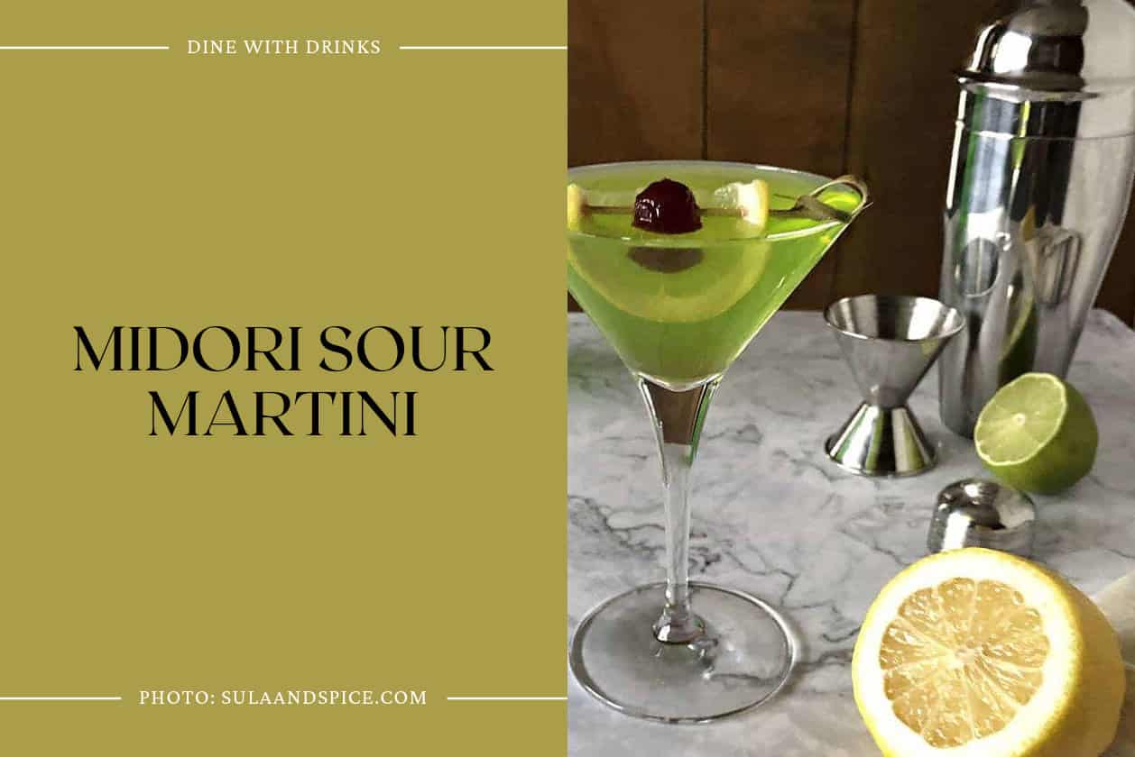 Midori Sour Martini