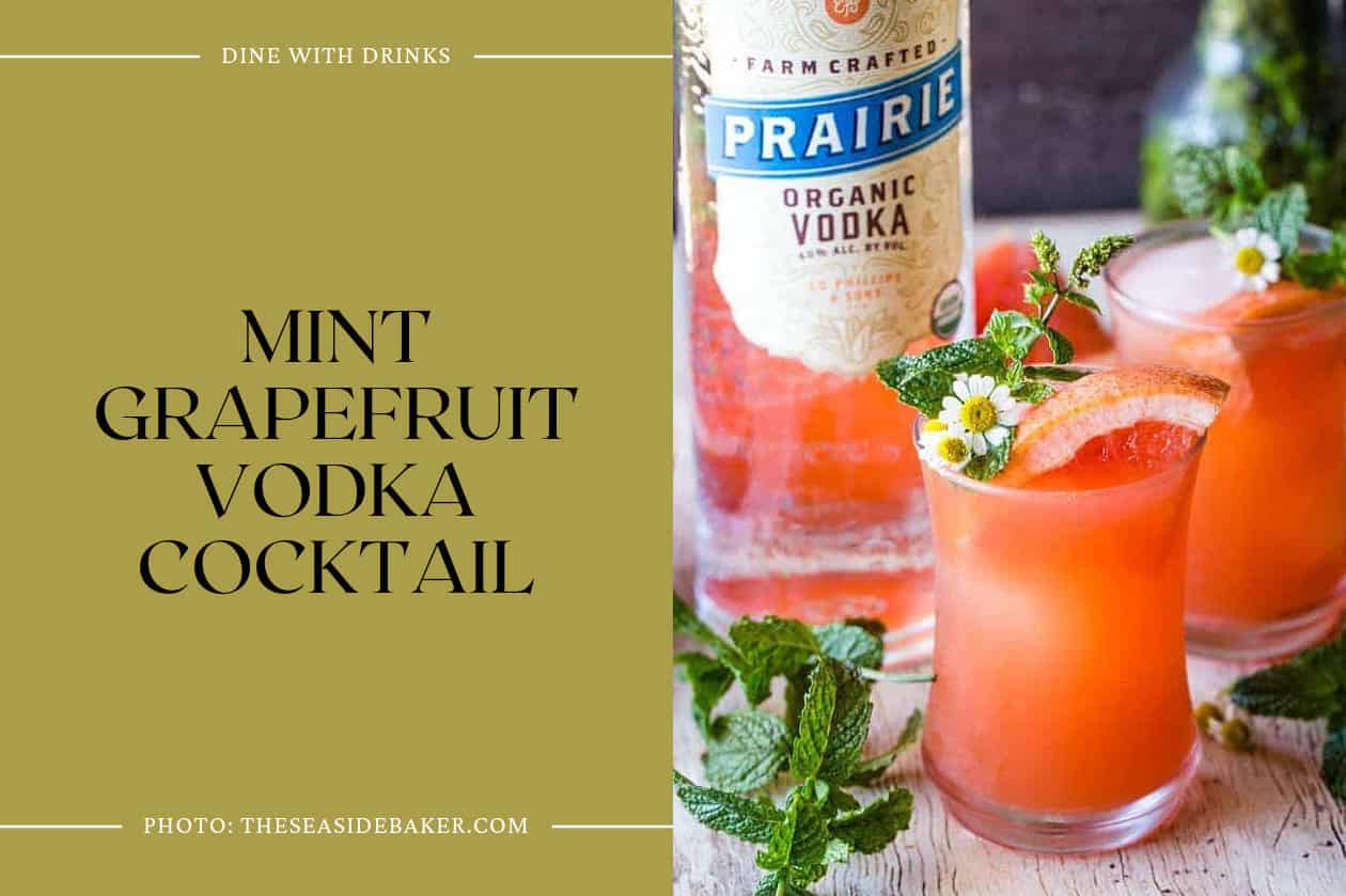 Mint Grapefruit Vodka Cocktail