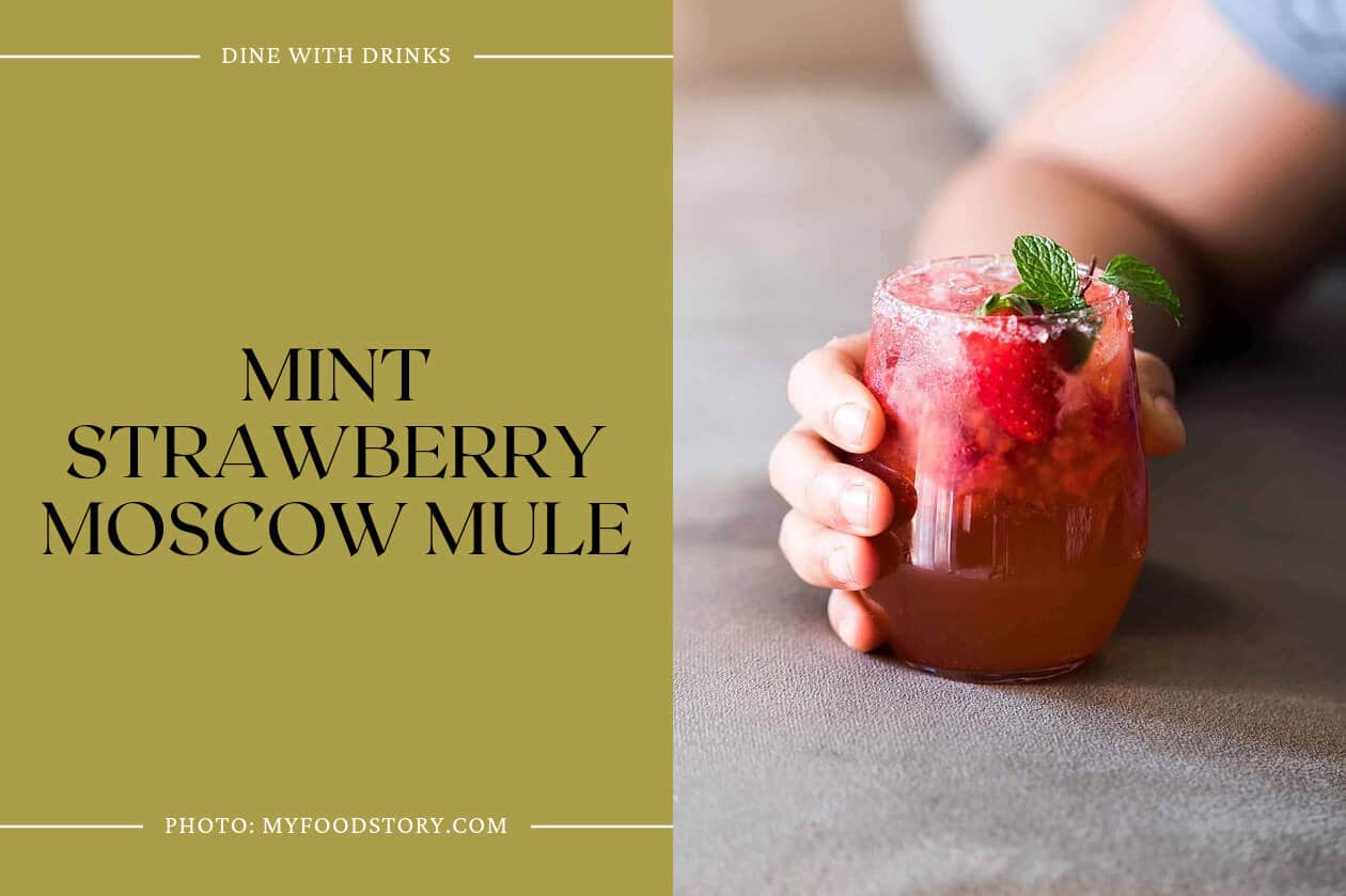 Mint Strawberry Moscow Mule