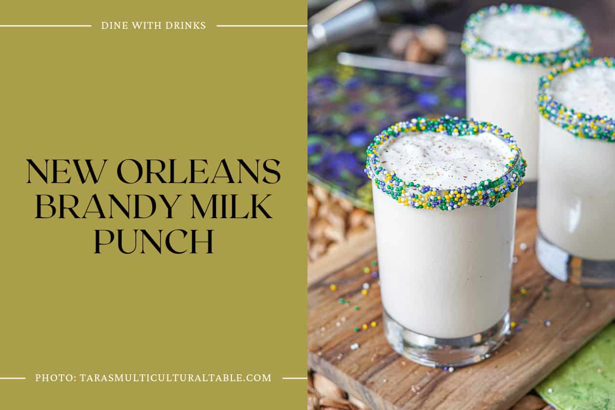 New Orleans Brandy Milk Punch
