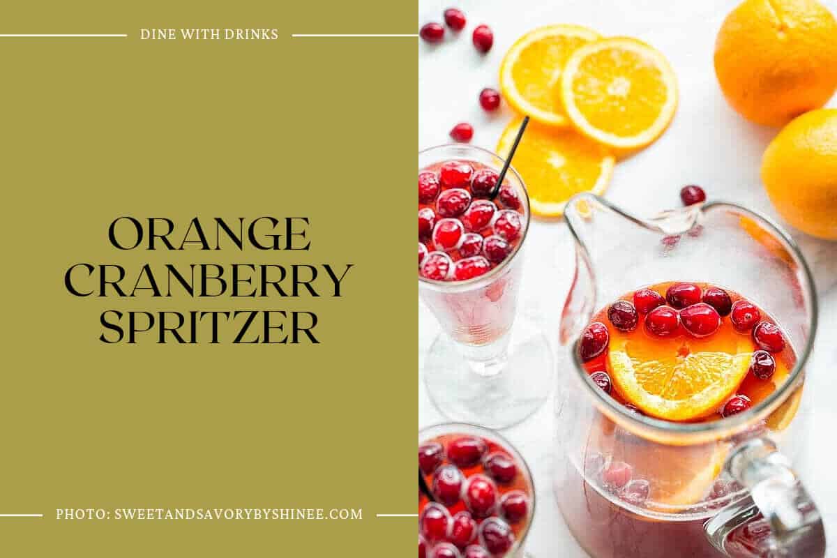 Orange Cranberry Spritzer