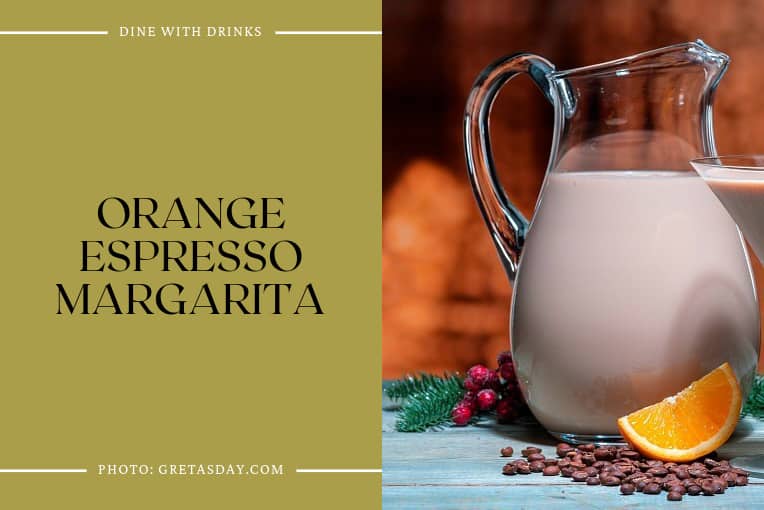 Orange Espresso Margarita