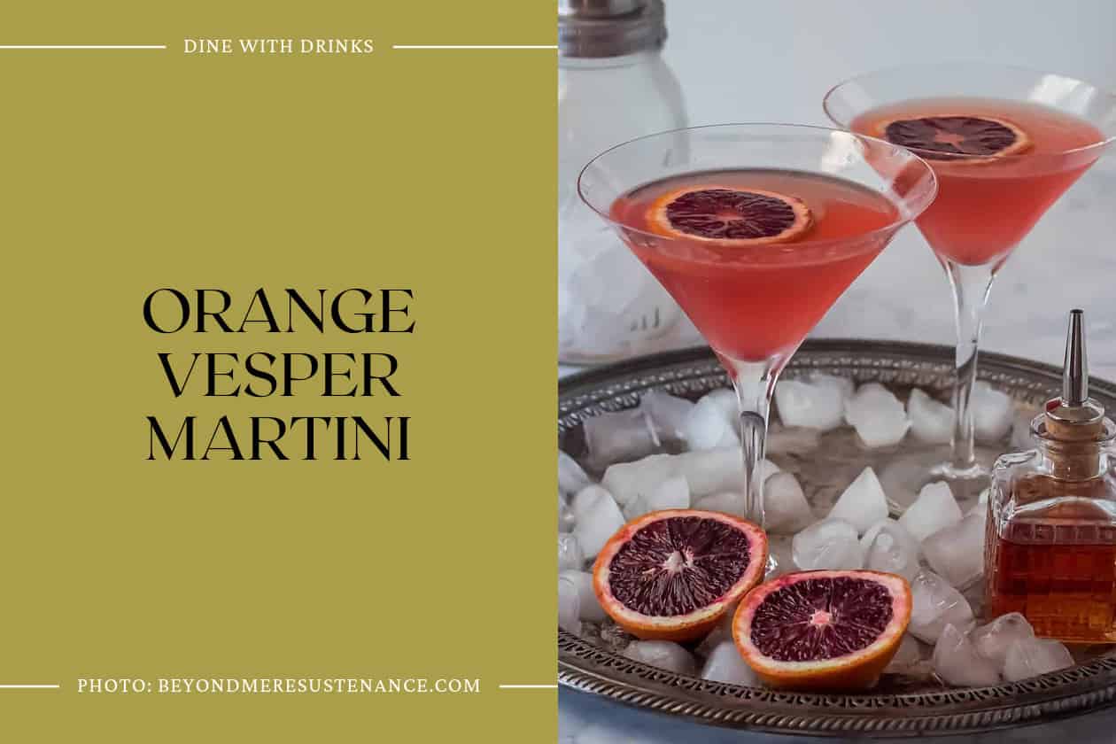 Orange Vesper Martini