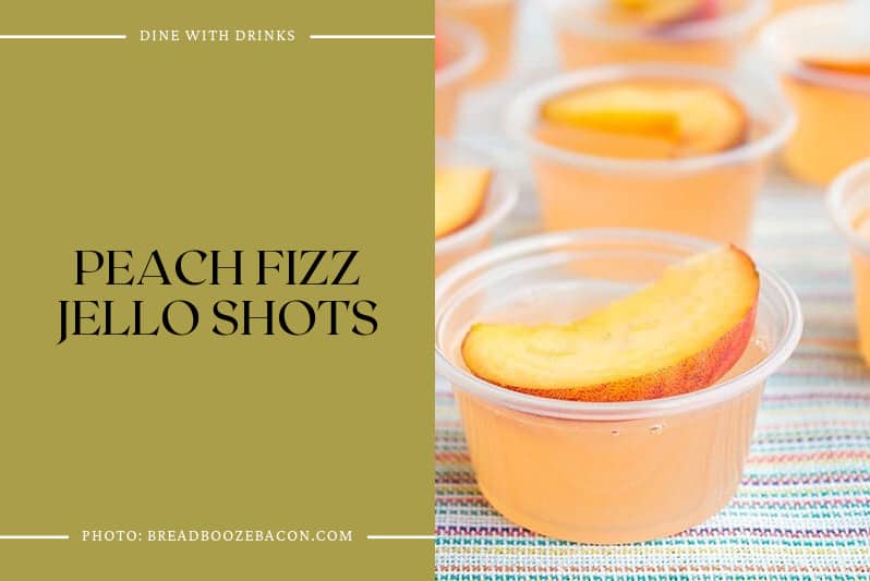 Peach Fizz Jello Shots